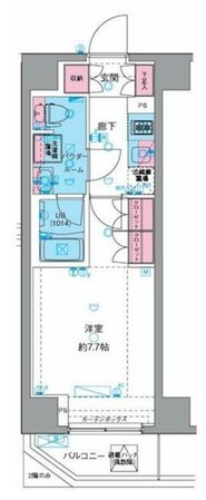 ＧＥＮＯＶＩＡ南千住VIｓｋｙｇａｒｄｅｎの物件間取画像